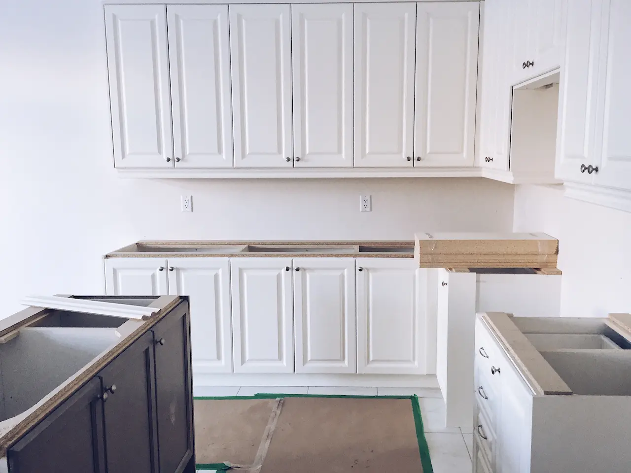 Updated honey oak cabinets refinished in a Twin Cities Minnesota kitchen